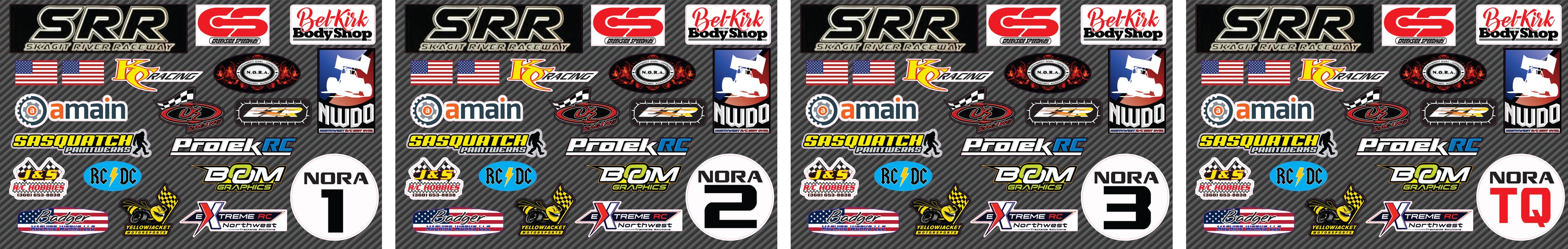 Track-Ready Identity: Club Racer Series Die-Cut Stickers (NORA)