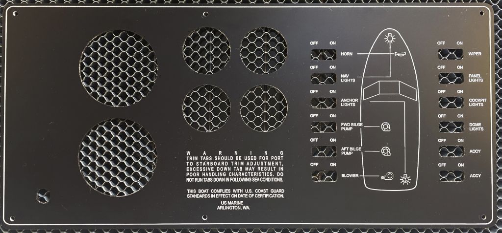 Bayliner 2859 / 289 Dash Panel