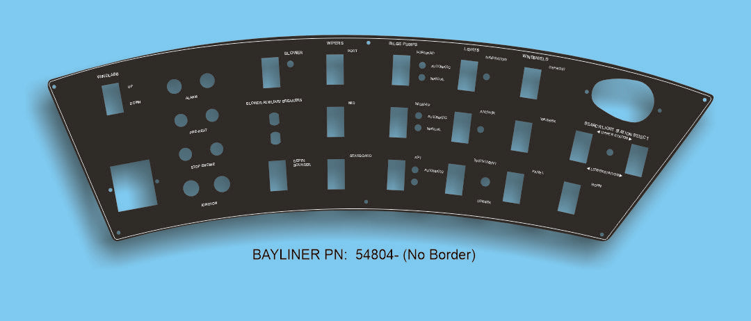 Bayliner 4788 - Pilot House Switch Panel