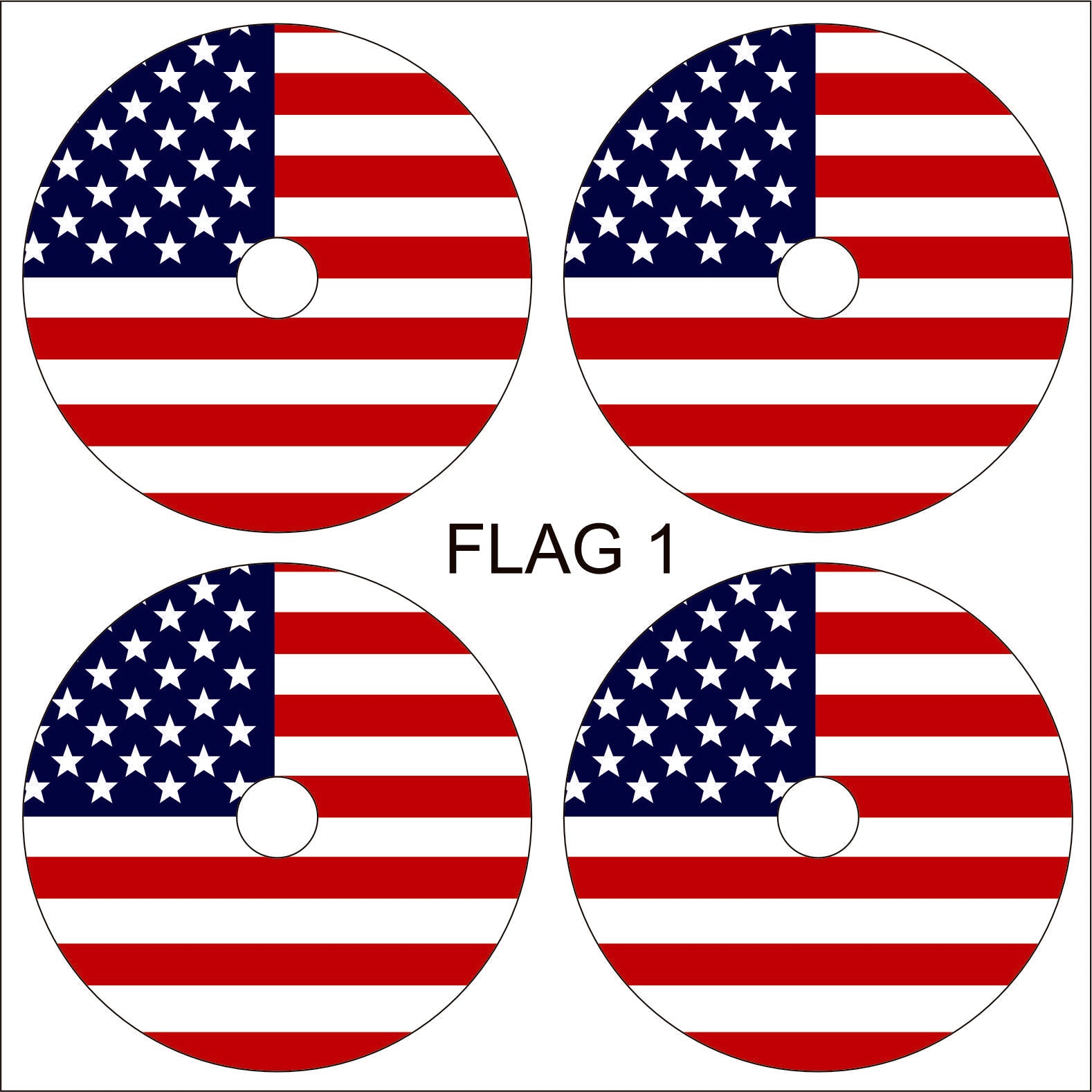 Wheel Dots - Premium 1:10 RC Wheel Dots (Set of 4) – Add High-Vis Style to Your Ride!