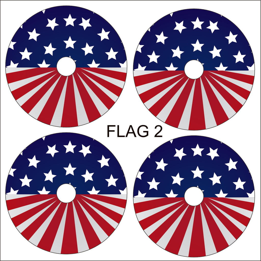 Wheel Dots - Premium 1:10 RC Wheel Dots (Set of 4) – Add High-Vis Style to Your Ride!